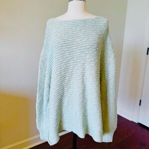 Free People - Women's Light Seafoam Green Sweater